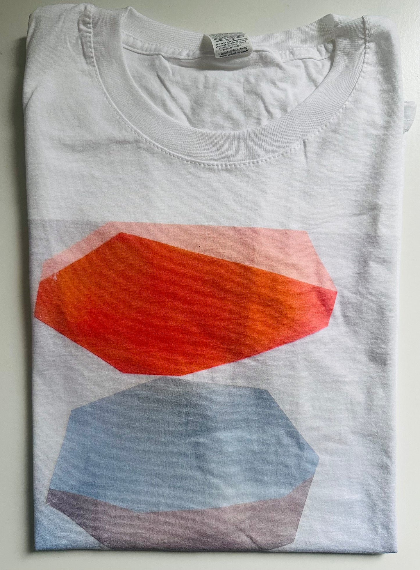 T-Shirt STEINE UND FRÜCHTE M weiss