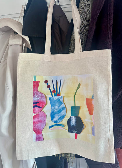 Totebag TISCHBLUMEN nature