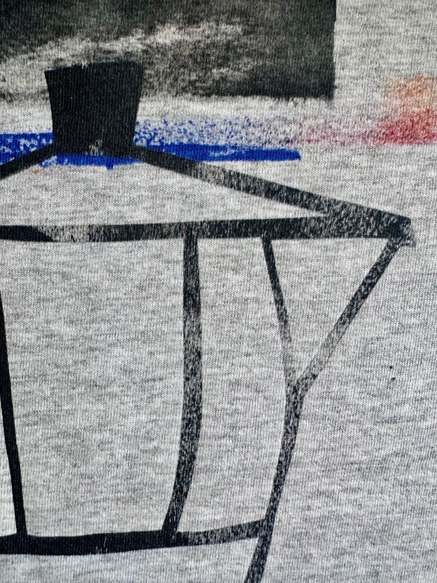 T-Shirt KAFFEE L grau méliert