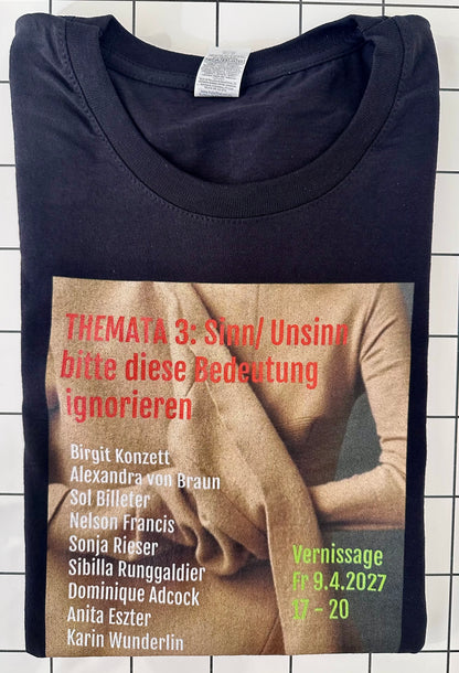 T- Shirt BANDSHIRT THEMATA 3 schwarz L