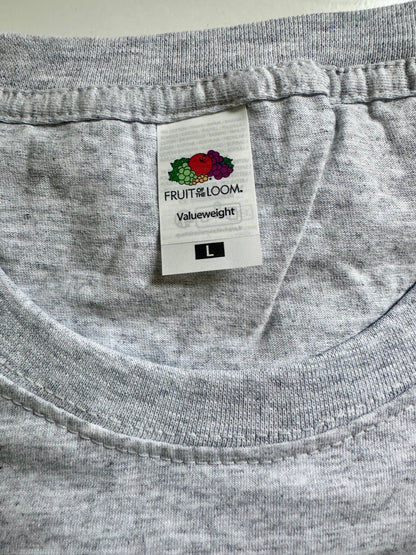 T-Shirt KAFFEE L grau méliert