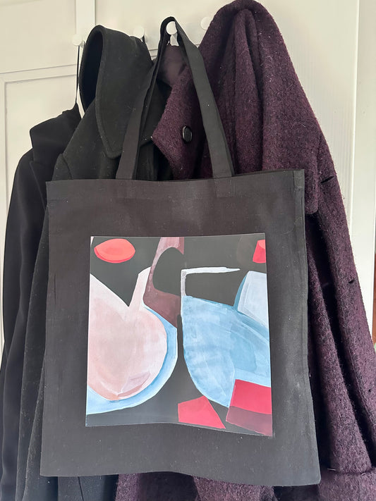 Totebag GEMÄLDE schwarz