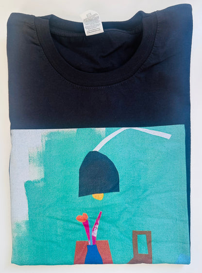 T-Shirt KÜCHENROMANTIK M schwarz